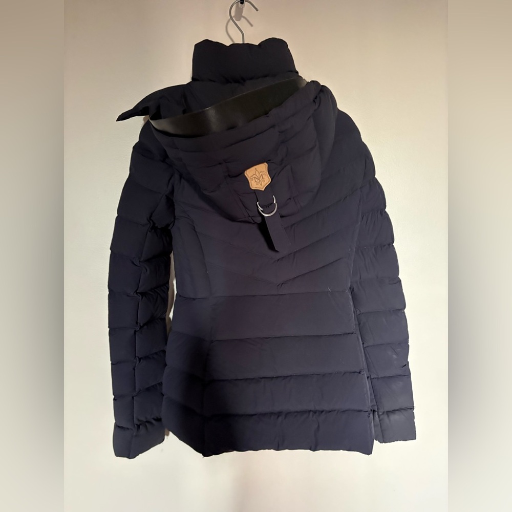 Mackage Navy Puffer Jacket xsmall 90% goose feather - Picture 7 of 17
